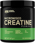 Optimum Nutrition Micronised Creatine Powder 187 g – 100% Pure Creatine Monohydrate (Unflavoured)