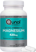 Qunol Capsule di Magnesio Glicinato 420mg 120 Compresse