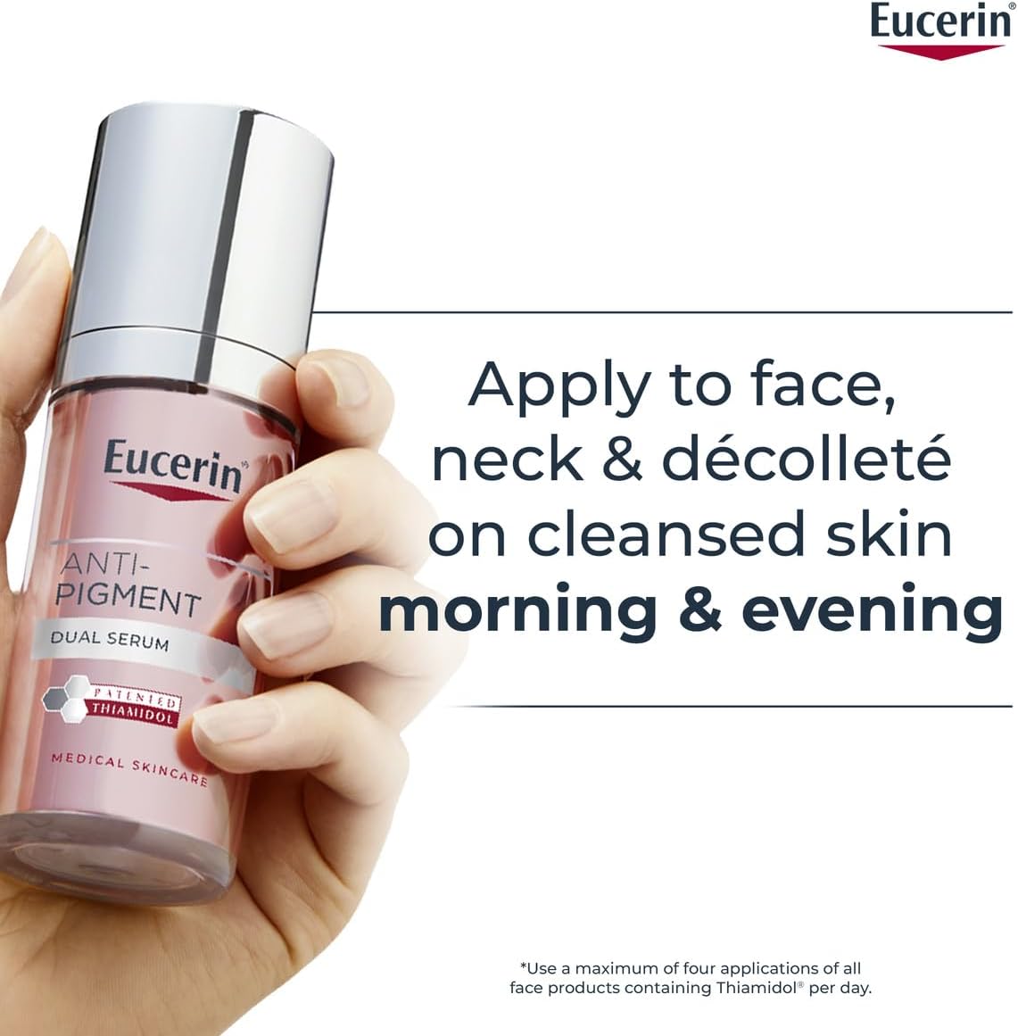 Eucerin Anti-Pigment Dual Serum with Thiamidol facial serum 30ml bottle product information