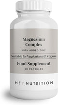 Hey Nutrition Complesso di Magnesio con Zinco e D3 - 60 capsule