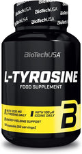 BiotechUSA L-Tirosina 1000mg più Integratore di Iodio - 100 Capsule