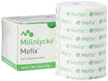 Mefix Nastro Tessuto Autoadesivo 10 cm x 10 m - Fissaggio Delicato, Compatibile con la Pelle