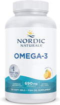 Nordic Naturals Omega-3 - Softgel di olio di pesce con 690mg di EPA e DHA - Gusto limone