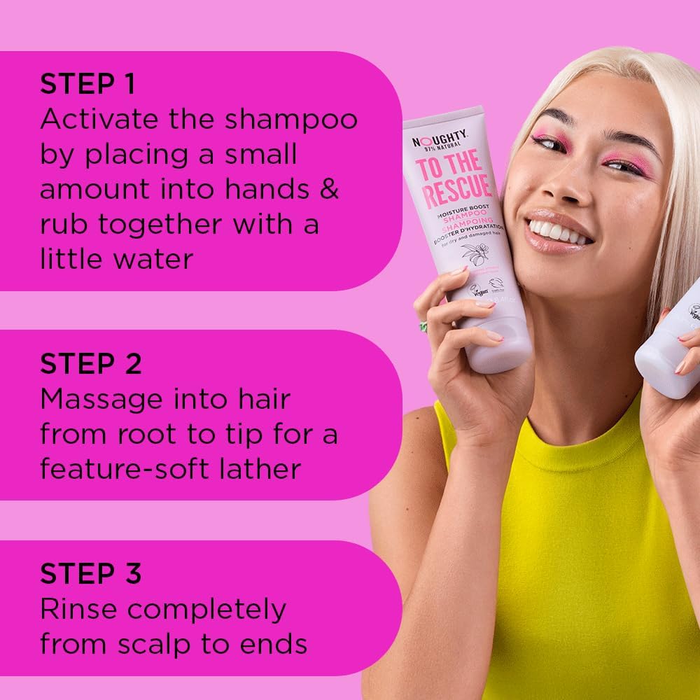 Noughty To The Rescue Shampoo how to use.
