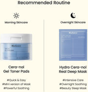 Biodance Cera-Nol Hydrogel Toner Pads 60 Pads application guide for daily facial care