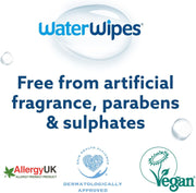 WaterWipes Sensitive+ Newborn Baby Wipes 99.9% Water 60 Wipes ingredients information