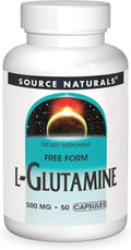 Capsule Source Naturals L-Glutammina 500mg Forma Libera - 50 pezzi