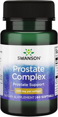 Swanson Complesso per la Prostata 200 mg 60 Softgel | Miscela Avanzata per il Supporto della Prostata