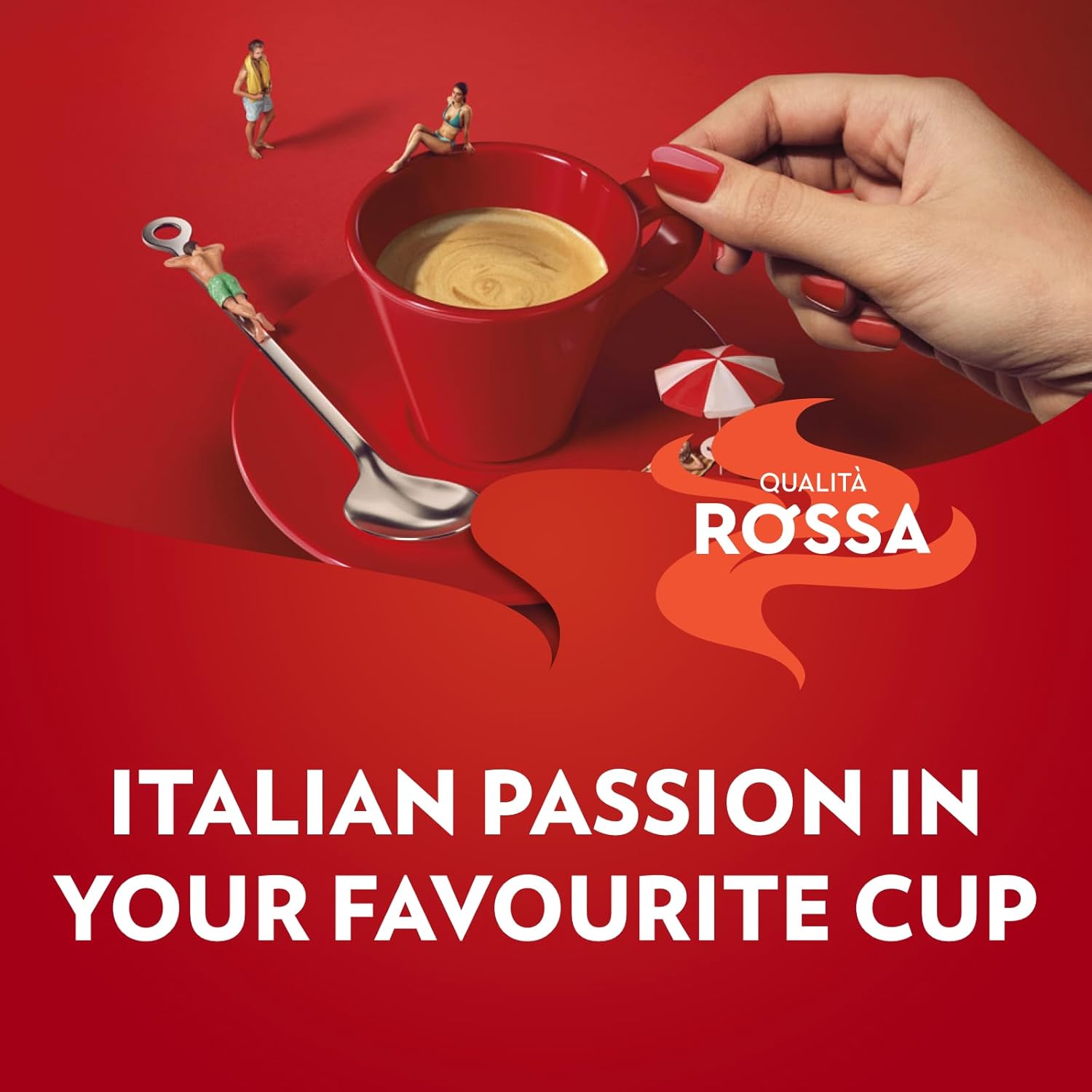 Lavazza Qualità Rossa Ground Coffee Arabica & Robusta – 4 x 250g