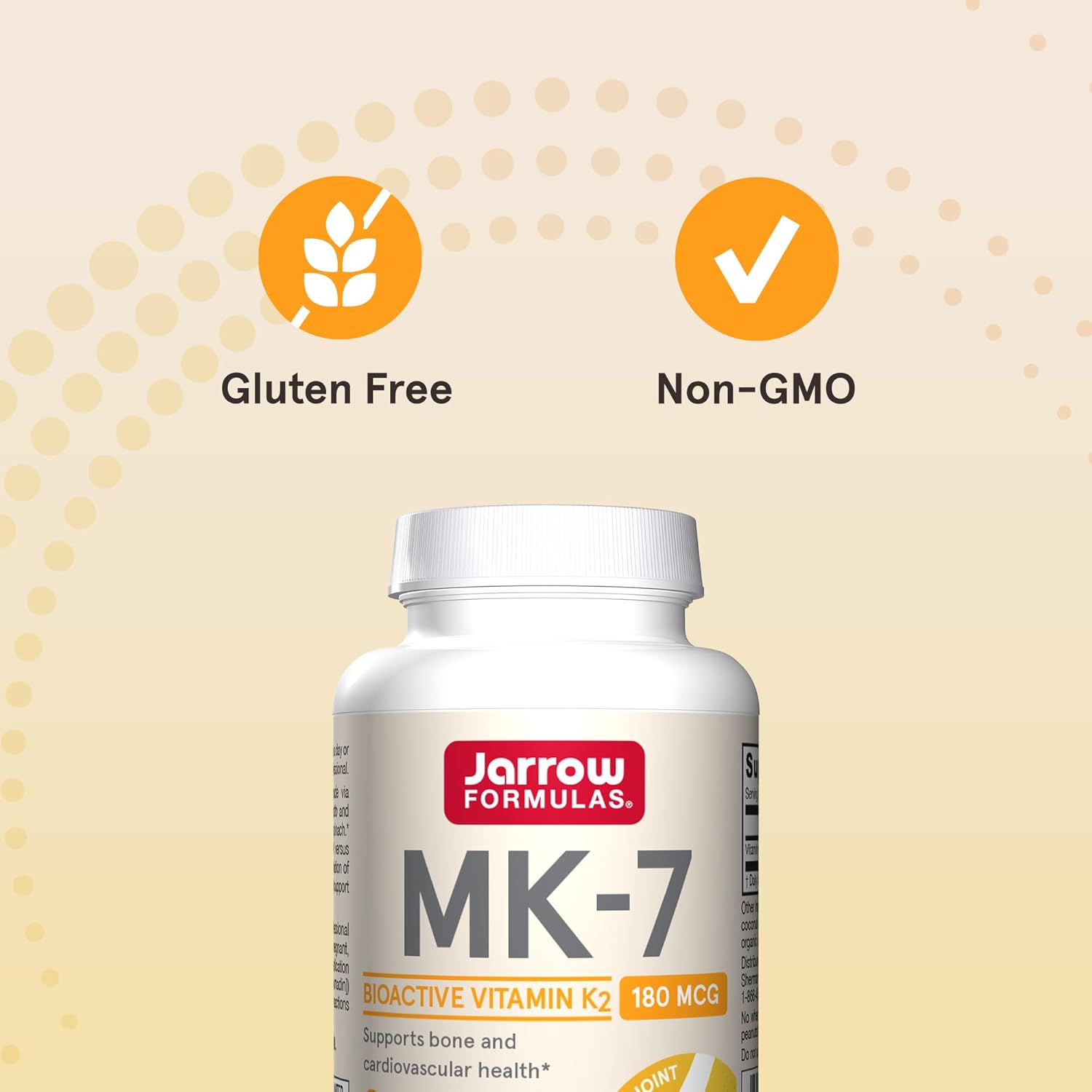 Jarrow Formulas Vitamin K2 MK-7 90mcg Softgels - 30 Count