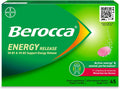 Berocca Compresse Effervescenti Vitamina C e Complesso B - Gusto Frutti di Bosco Misti - Confezione da 45