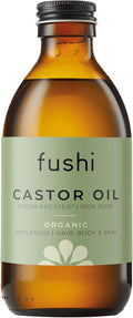 Fushi Olio di Ricino Biologico 250 ml | Pressato Fresco e 100% Puro per Capelli, Pelle e Corpo