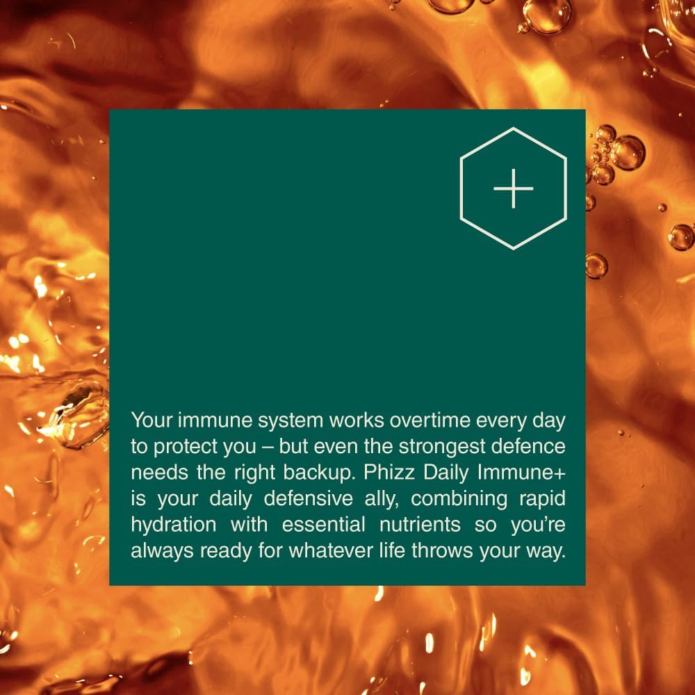Phizz Daily Immune+ Hydration Electrolyte Orange Tablets 