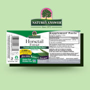 Nature's Answer Alcohol-Free Horsetail Extract 30ml barcode packaging