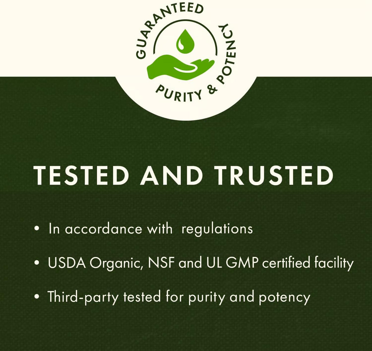 Swanson Full Spectrum Fo-Ti He-Shou-Wu 500mg 60 Capsules tested and trusted purity and potency infographic