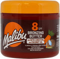 Burro Abbronzante per il Corpo Malibu SPF 8 con Beta Carotene e Olio di Cocco, 300ml