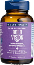 Wiley’s Finest Bold Vision Wild Alaskan Fish Oil - 60 Capsules