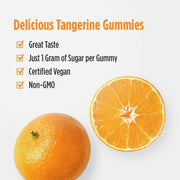 Nordic Naturals Extra Strength Vitamin C 500mg, Tangerine - 60 Gummies