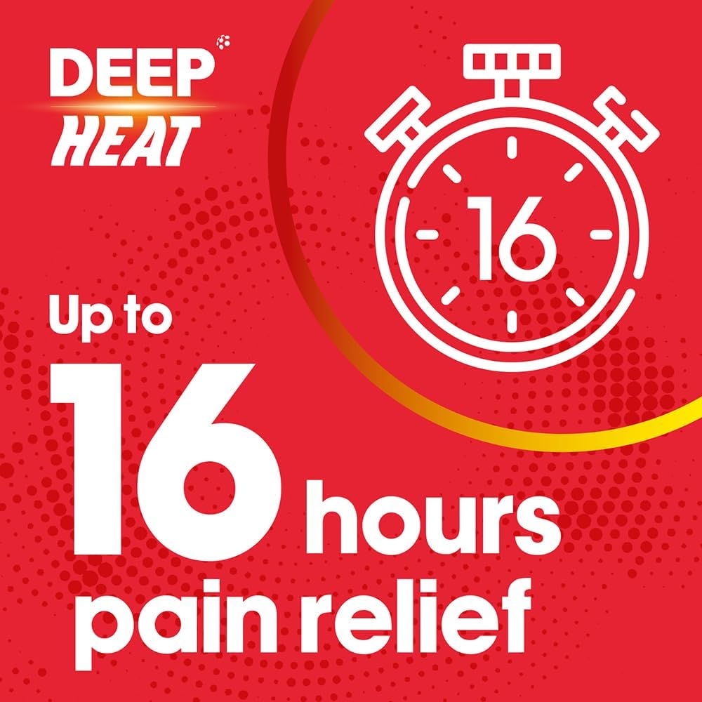 Deep Heat Pain Relief Heat Patch 1 Count