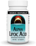 Compresse Source Naturals Acido Alfa Lipoico 200mg - 60 pezzi