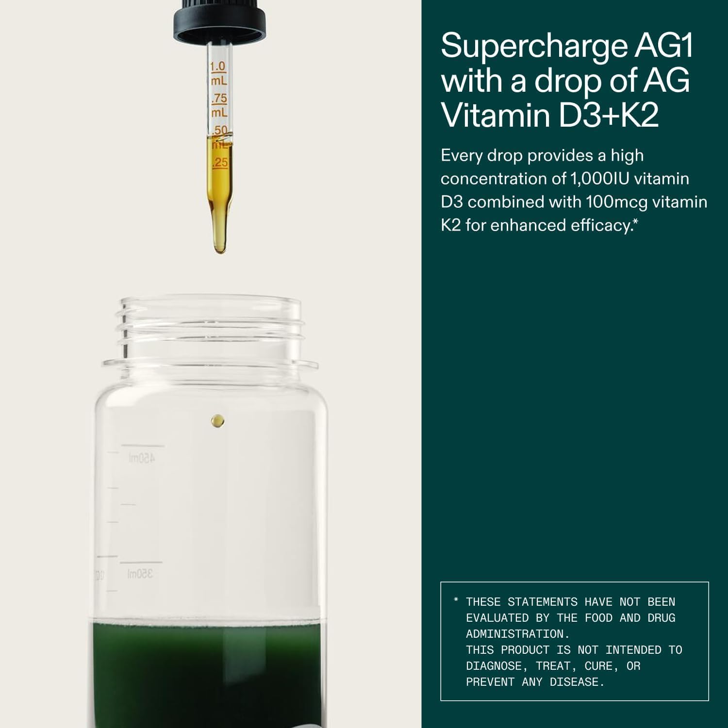 AG1 Greens Powder Starter Kit 30 Stick Packs with Shaker, 5 Travel Sticks & Vitamin D3 K2