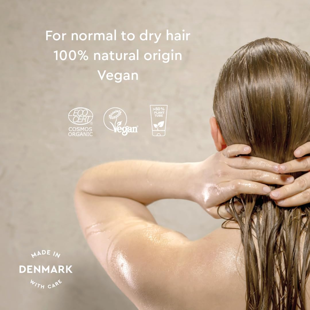 Urtekram Nourishing Coconut Conditioner tube, coconut scent, 180ml, how to use