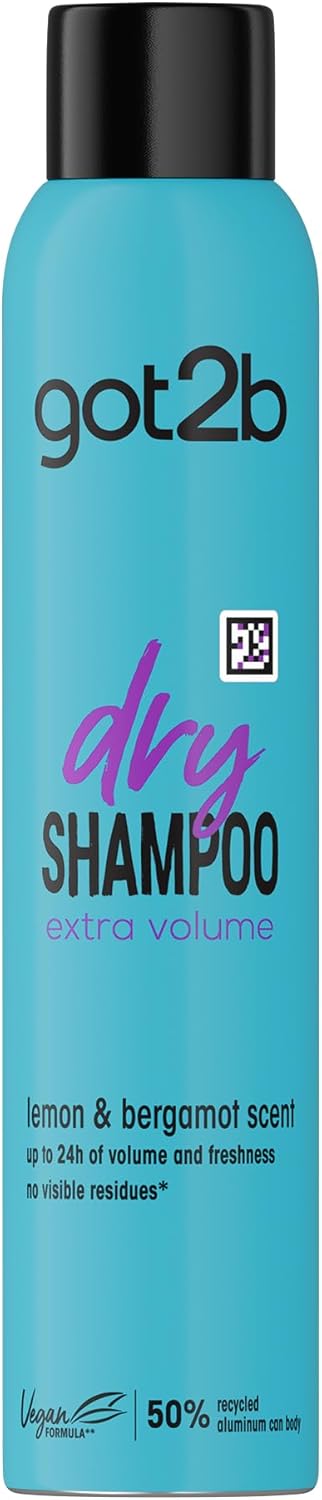 got2b Dry Shampoo Extra Volume aerosol spray can 200ml front product packaging