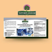 Nature's Answer Liquid Magnesium Malate and Glycinate 480ml barcode packaging
