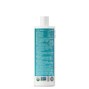 Essential Oxygen Organic Brushing Rinse showing ingredients and directions for use.