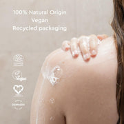 Urtekram Revitalizing Aloe Vera Shower Gel 500ml bottle application