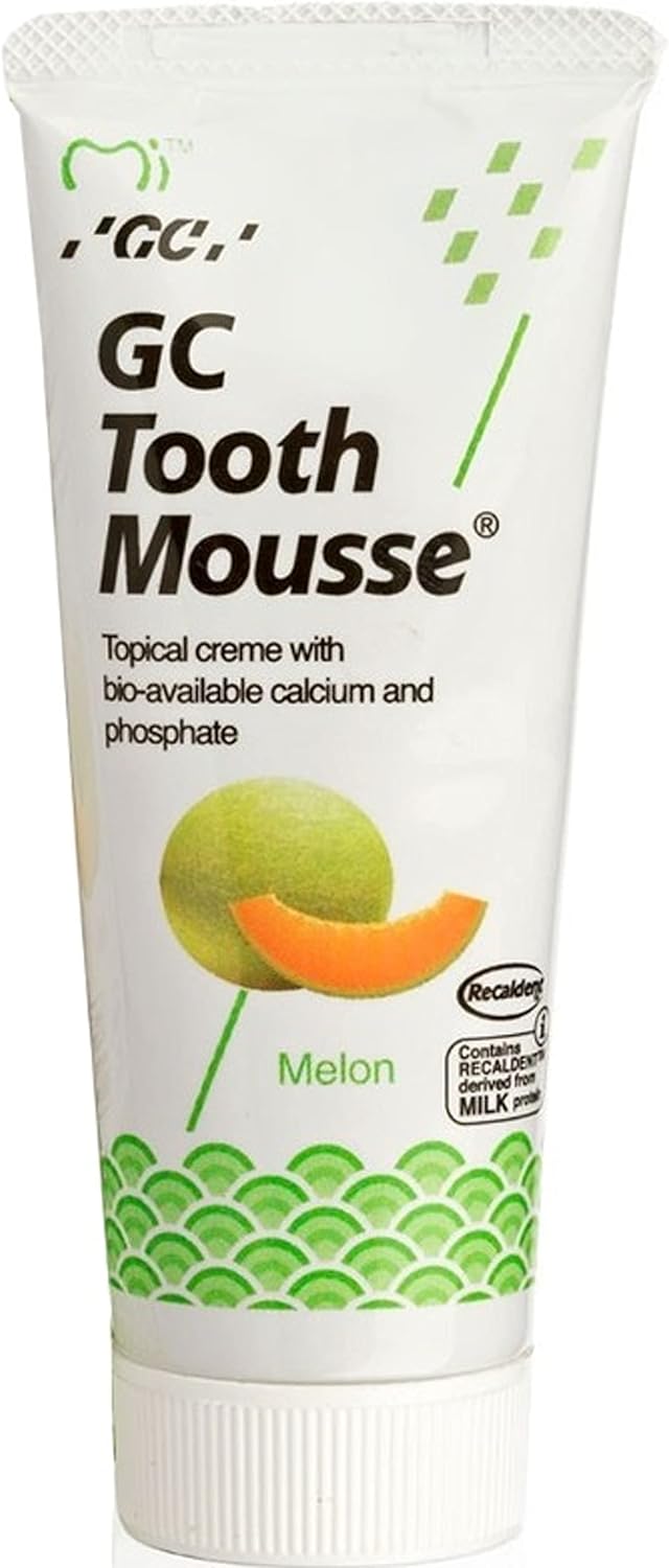 GC Tooth Mousse Melon - 40g | Remineralising Dental Crème for Sensitive Teeth