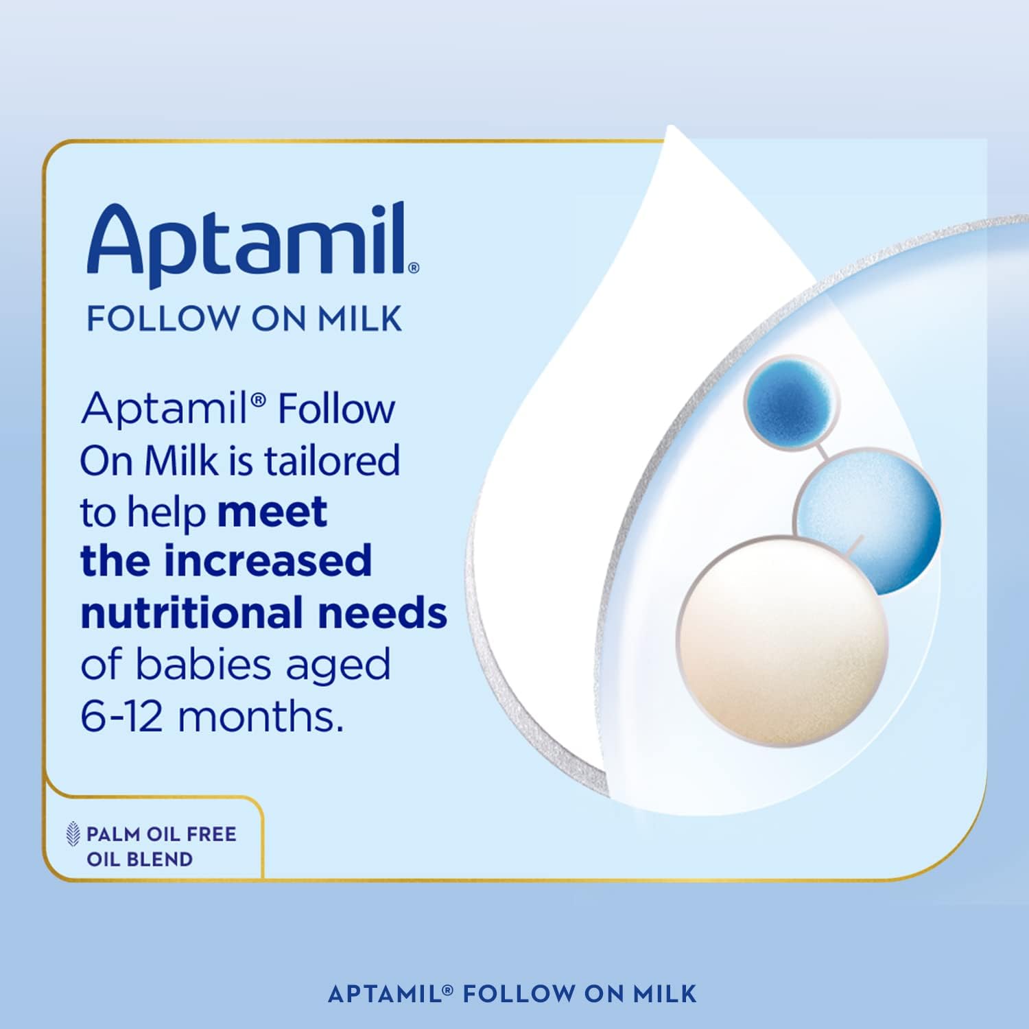 Aptamil Stage 2 Follow On Baby Milk Powder 6-12 Months - 700g