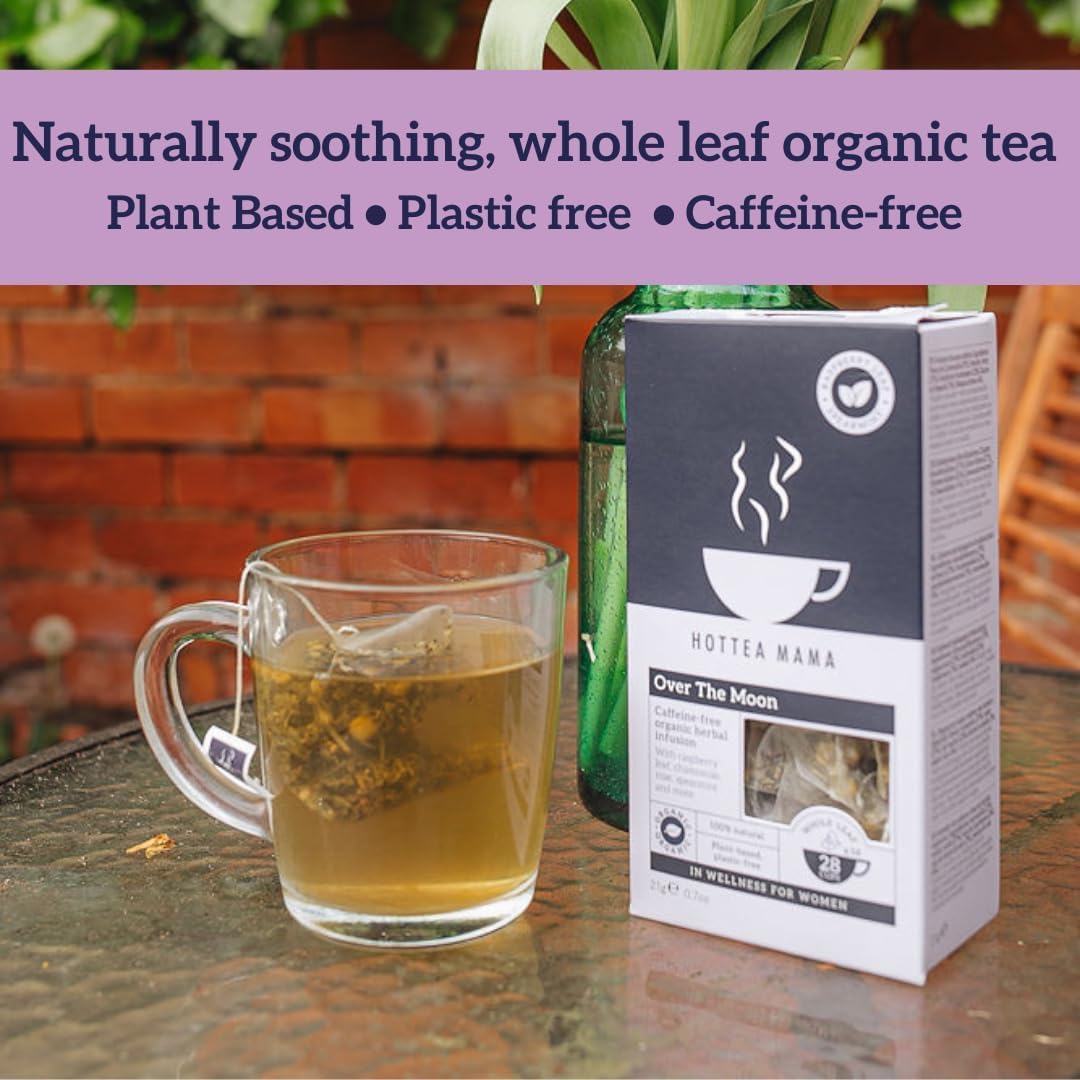 How to Use Image: Hottea Mama herbal tea brewing instructions cup 14 bags