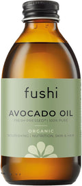 Fushi Olio di Avocado Biologico 100 ml | Pressato a Freddo e 100% Puro per Pelle, Capelli e Nutrizione
