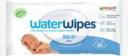 WaterWipes Sensitive+ Newborn Baby Wipes 99.9% Water 60 Wipes pack