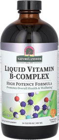 Complesso Vitaminico B Liquido al Gusto di Mandarino di Nature’s Answer - 480ml