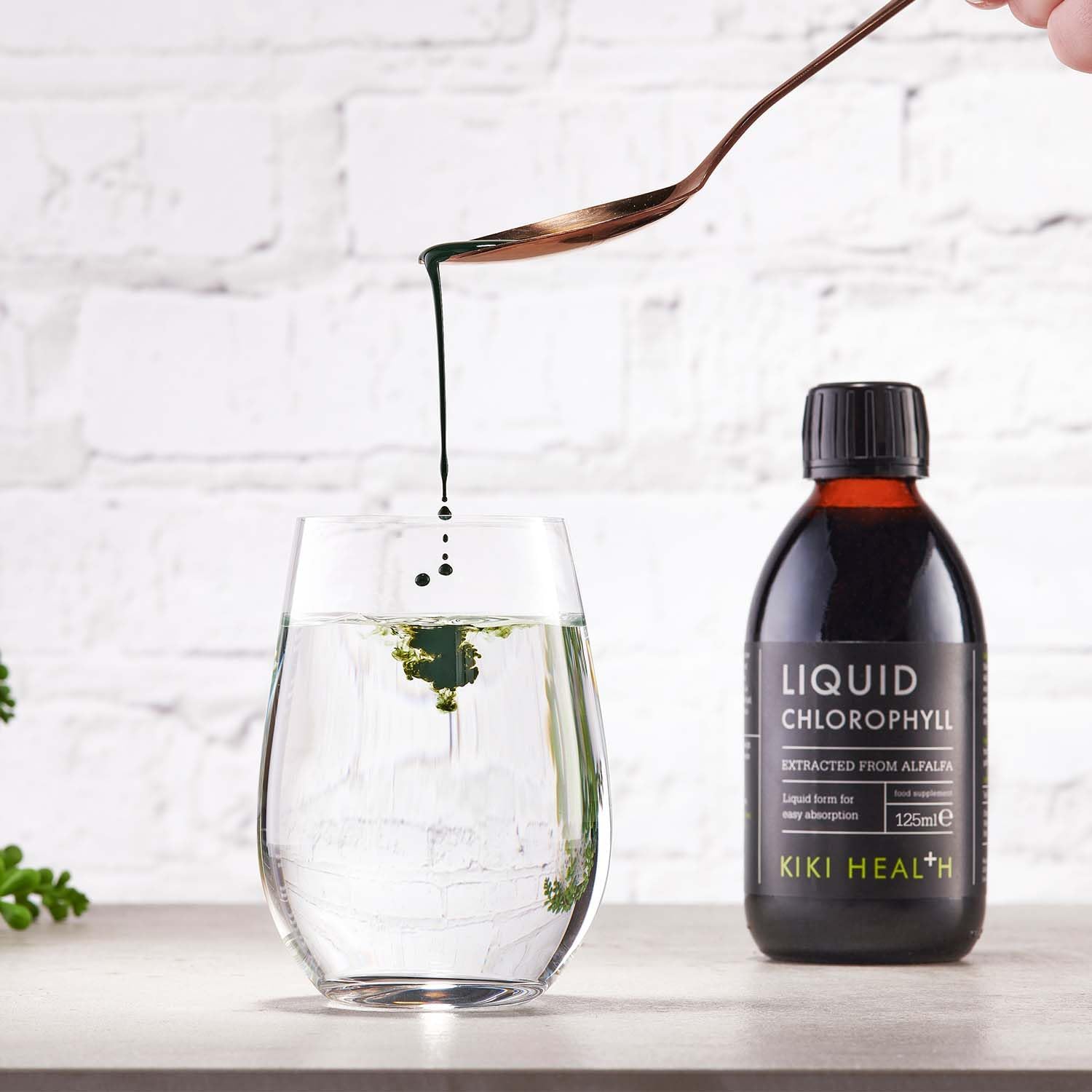 KIKI Health Liquid Chlorophyll Alfalfa Extract - 125ml