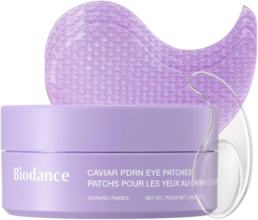 Biodance Caviar PDRN Hydrogel Under Eye Patches 30 Pairs hydrogel eye patch container