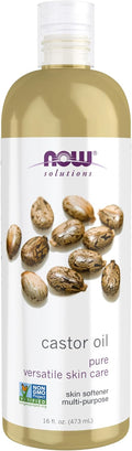 NOW Solutions Olio di Ricino Puro - Pressato a Freddo - 473 ml