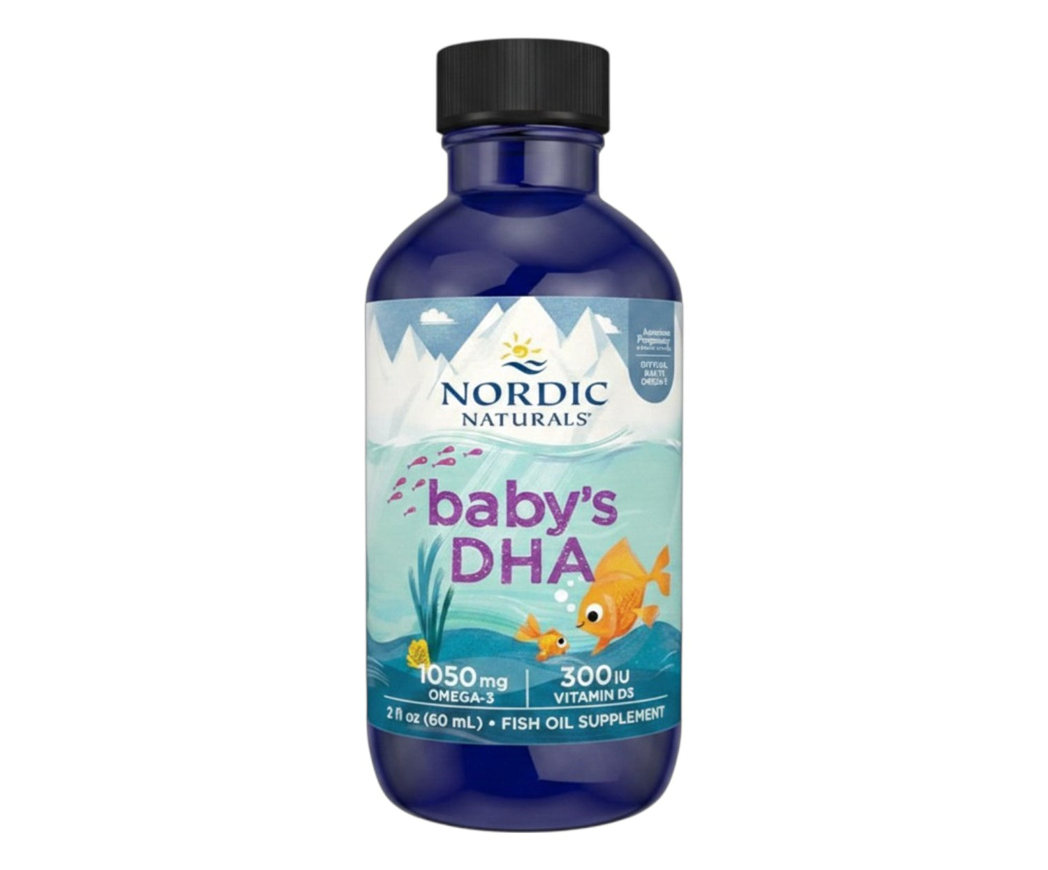Nordic Naturals Baby DHA Liquido - 1050mg di Omega-3 + 300 UI di D3 - 60ml
