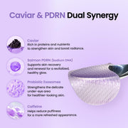 Biodance Caviar PDRN Hydrogel Under Eye Patches 30 Pairs ingredients panel and product information