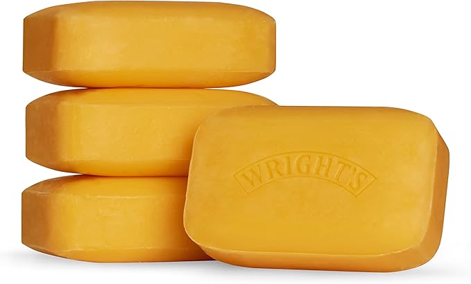 Wright's Traditional Soap Cleansing Bars, Original Scent - 4 x 100g