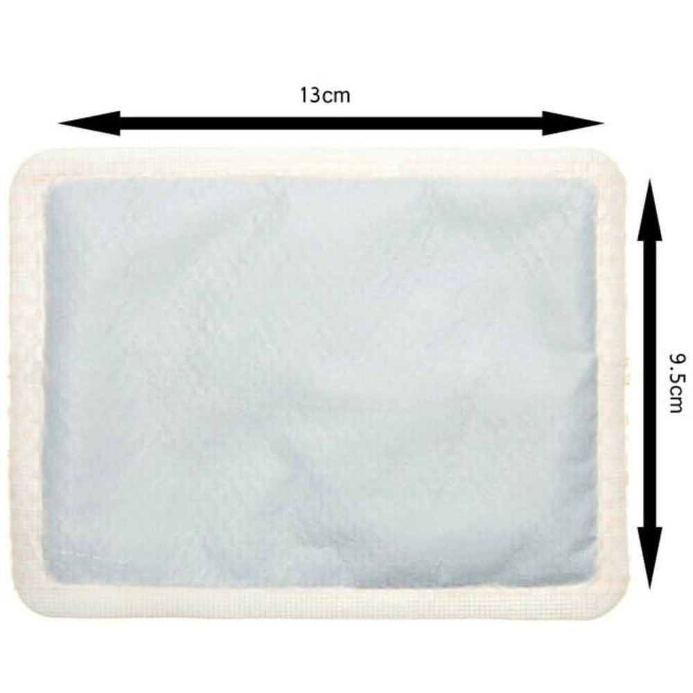 Cura-Heat 24H non-medicinal heat patch back shoulder air-activated 4 patches size