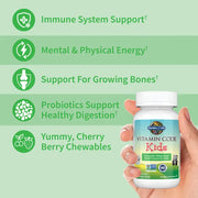 Garden of Life Vitamin Code Kids Chewable Multivitamin, Cherry Berry
