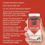 Garden of Life Herbals Menopause + Hair Growth† Softgels