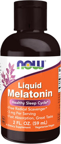 Melatonina Liquida NOW Foods, 3mg per Dose - 59ml