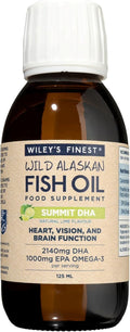 Olio di Pesce Selvaggio Alaskan Summit DHA Wiley's Finest al Lime - 125ml