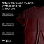 Dylon All-in-1 Fabric Dye Pod Espresso Brown 350g safety information panel