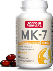 Front Image: Jarrow Formulas Vitamin K2 MK-7 90mcg softgels bottle 60 count