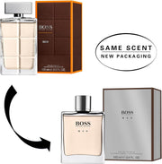Hugo Boss BOSS Man Eau de Toilette 100ml. Old & new packaging.